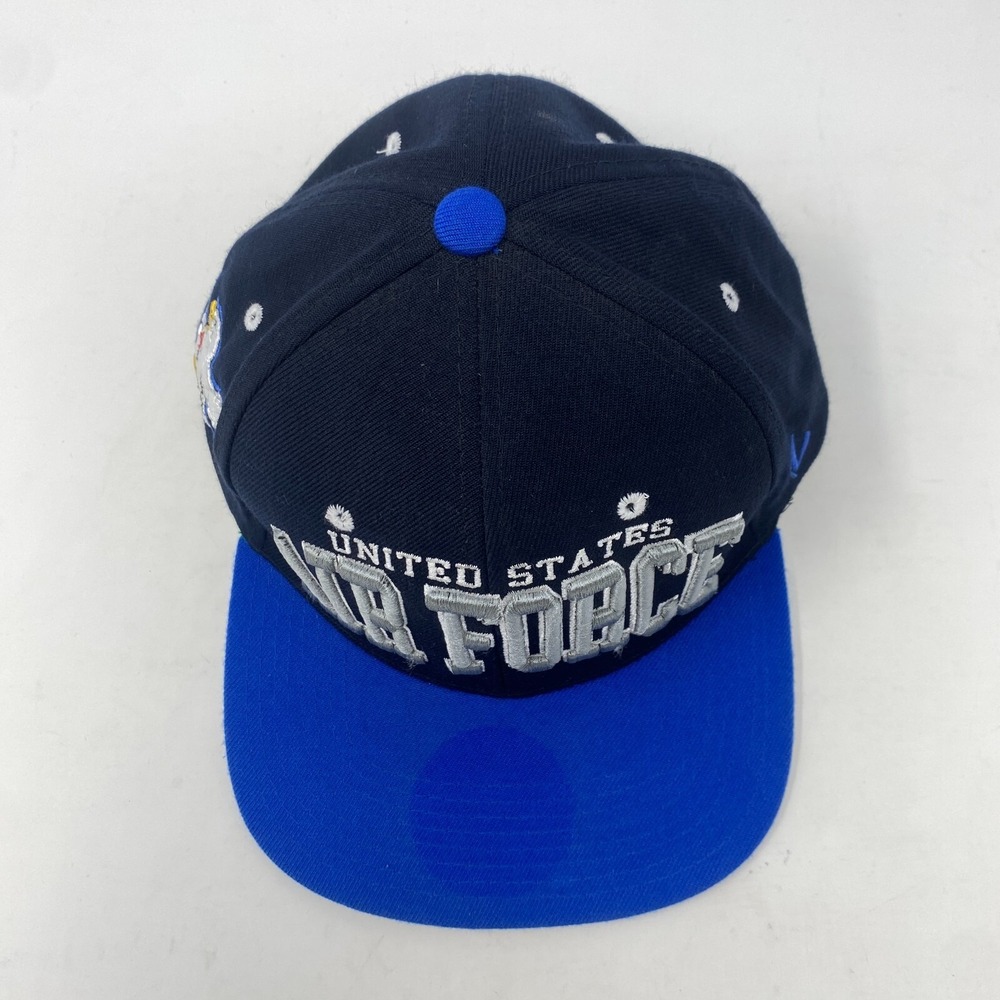 Zephyr Air Force‎ Snapback Blue Hat Falcons Embroidered NCAA Adjustable Cap - Picture 2 of 11